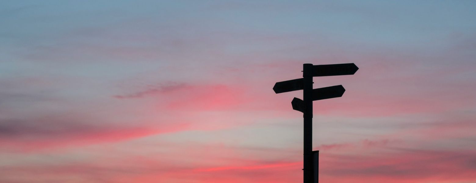 sunset, signs